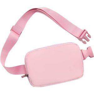 Belt bag Fanny pack crossbody bags for women belt bag (pink)